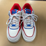 NIKE AIR FORCE 1 PINK/WHITE/CYAN/RED 7 NEW