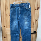 MENS CARHARTT LT DENIM JEANS 36X32