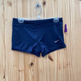 WOMENS NIKE SHORTS BLK/WHITE S