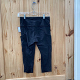 WOMENS ATHLETA BLK CAPRI LEGGING XS