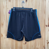 ADIDAS SHORTS BLK/CYAN L