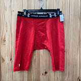 MENS UNDER ARMOUR COMPRESSION SHORTS RED XL
