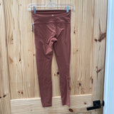WOMENS ATHLETA DK MAUVE LEGGINGS XXS