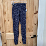 WOMENS LULULEMON LEGGING BLK/AQUA/GRAY