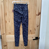 WOMENS LULULEMON LEGGING BLK/AQUA/GRAY