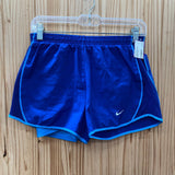 WOMENS NIKE SHORTS BLUE/CYAN XS