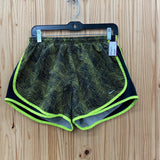 WOMENS NIKE SHORTS BLK/NEON GREEN L