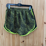 WOMENS NIKE SHORTS BLK/NEON GREEN L