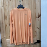 MENS REEL LIFE LS ORANGE SHIRT XXL