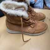 WOMENS SOREL LT CHESTNUT BOOTS 9
