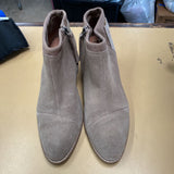 WOMENS TOMS TAUPE ANKLE BOOTS 8.5