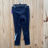 GIRLS NIKE LEGGINGS BLK/WHITE M 6 NWT