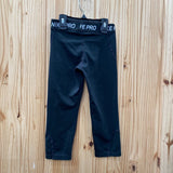 GIRLS NIKE LEGGINGS BLK/WHITE S 5