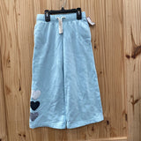 GIRLS ABERCROMBIE KIDS SKY BLUE W/HEARTS 5/6