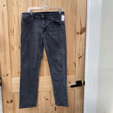 MENS AMERICAN EAGLE BLK DENIM JEANS 34X32