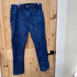 MENS WRANGLER DK DENIM JEANS 36X32