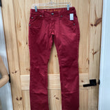 WOMENS ROCK REVIVAL MAROON PANTS 29
