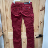 WOMENS ROCK REVIVAL MAROON PANTS 29