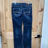 WOMENS BKE SABRINA DK DENIM FLARE JEANS 29L