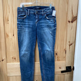 WOMENS SILVER DENIM JEANS 27