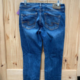 WOMENS SILVER DENIM JEANS 27