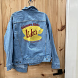 WOMENS LT DENIM JEAN JACKET GILMORE GIRLS L NWT