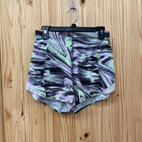 WOMENS LULULEMON SHORTS LIME GREEN/GRAY/BLK 6