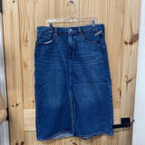WOMENS OLD NAVY DENIM SKIRT 14