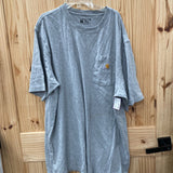 MENS CARHARTT GRAY T-SHIRT XL TALL