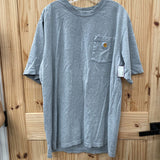 MENS CARHARTT GRAY T-SHIRT XL TALL