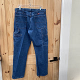 MENS WRANGLER CARGO DENIM JEANS 34X32