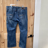 MENS ROCK & ROLL DENIM JEANS 42X32