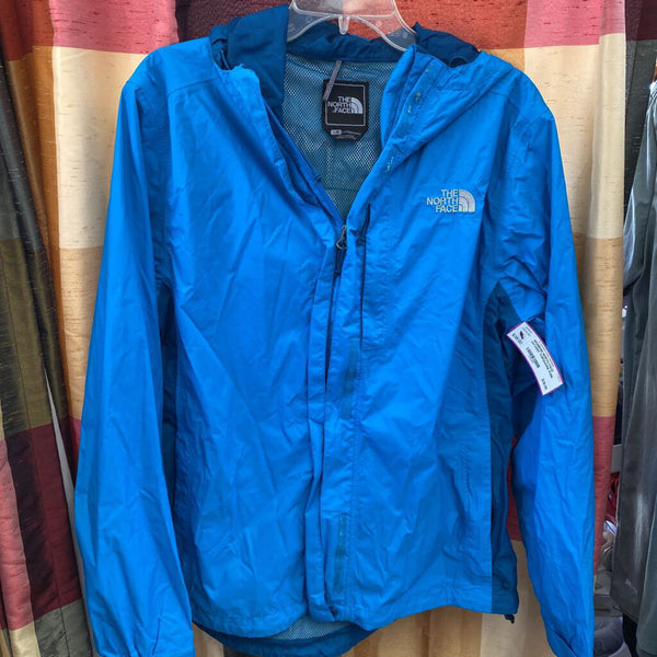 WOMENS NORTH FACE HYVENT TURQUOISE RAIN JACKET L spw