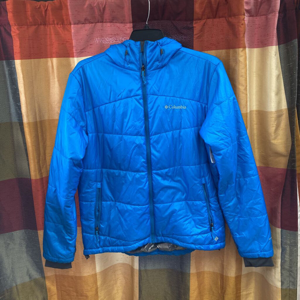 WOMENS COLUMBIA SKY BLUE COAT L