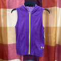 GIRLS UNDER ARMOUR SL HOODED SHIRT 10/12